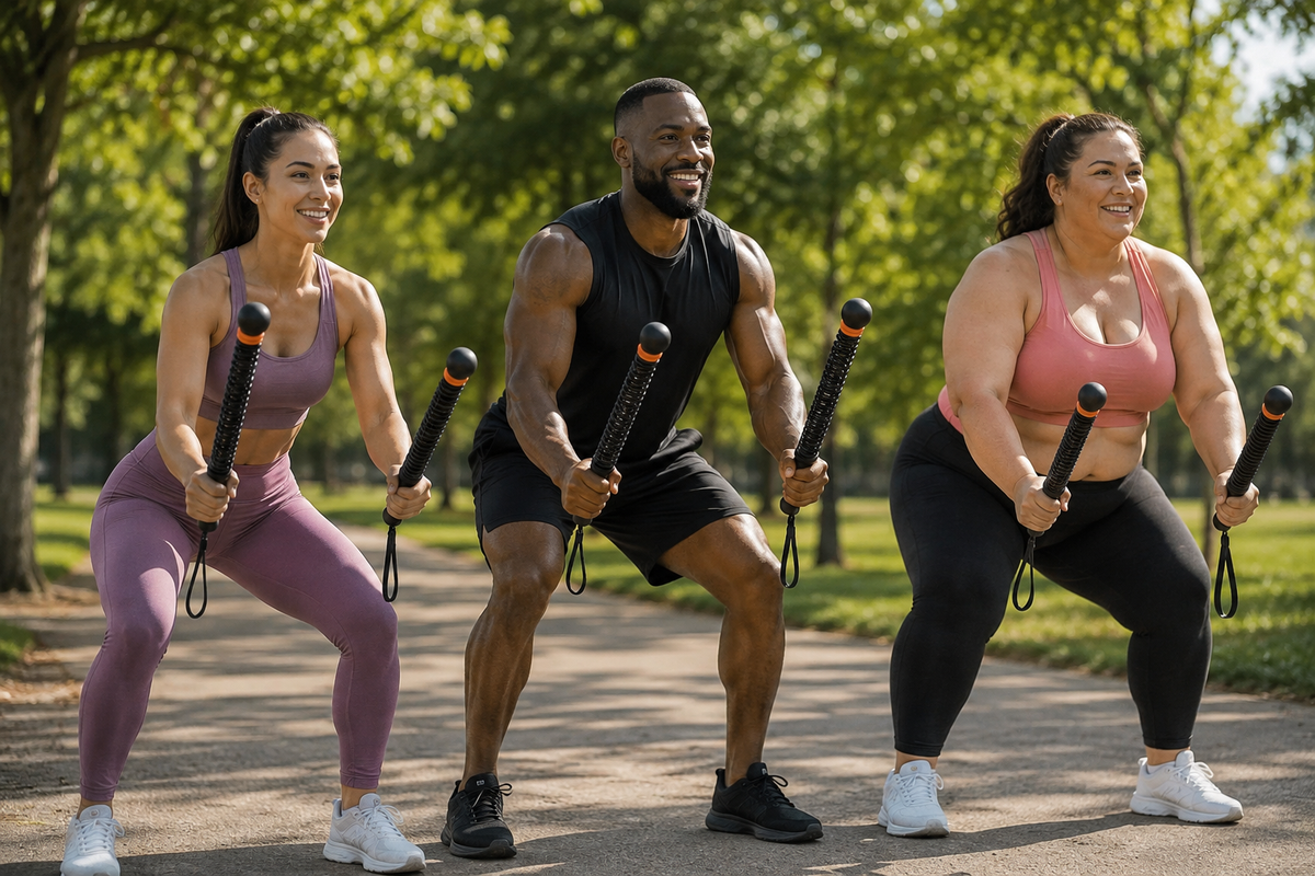 Ropeless Battle Ropes for Home Gym